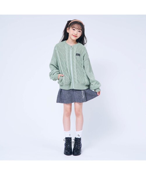 algy(アルジー)の「モノグラムクルーソックス(ソックス/靴下・キッズ・ブラウン/ブラック/オフホワイト・21/24)」の12枚目の写真