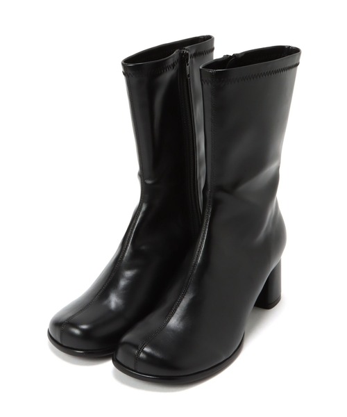 LEPSIM（レプシィム）の「オブリークトゥミディブーツ　175491（ブーツ・レディース・ブラック/ブラウン・MEDIUM/LARGE）」の6枚目の写真