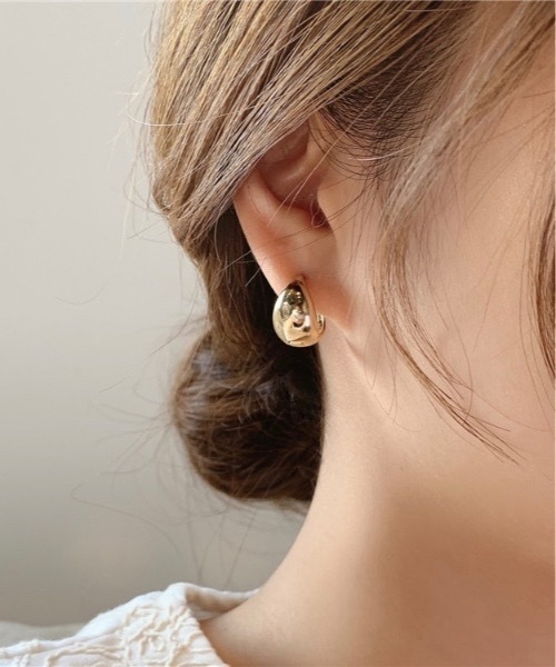 Burner(バーナー)の「【OKUOKU 0909】 ティアドロップデザインピアス oku-pierce-671654170926-689 I(ピアス(両耳用)・レディース・A/B・FREE)」の1枚目の写真