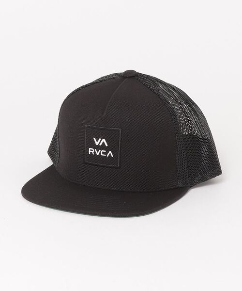 RVCA(ルーカ)の「RVCA キッズ VA ALL THE WAY TRUCKER BOYS キャップ【2023年春夏モデル】/ルーカキッズ帽子(キャップ・キッズ・ブラック/ブラック×ホワイト・FREE)」の2枚目の写真