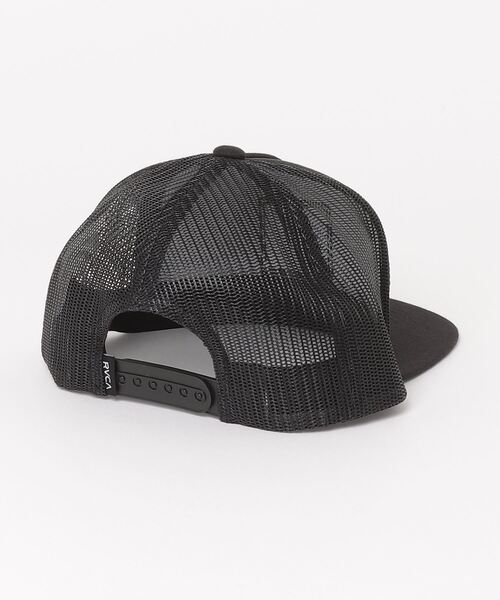 RVCA(ルーカ)の「RVCA キッズ VA ALL THE WAY TRUCKER BOYS キャップ【2023年春夏モデル】/ルーカキッズ帽子(キャップ・キッズ・ブラック/ブラック×ホワイト・FREE)」の3枚目の写真