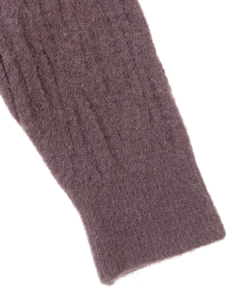 MELROSE claire(メルローズ クレール)の「【透かし柄ラメニットチュニック】(ニット/セーター・レディース・ブルー/グレー/ベージュ/パープル・FREE)」の22枚目の写真