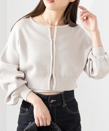 Chico | 【2023SS】パールカーディガン+キャミSET(カーディガン/ボレロ)