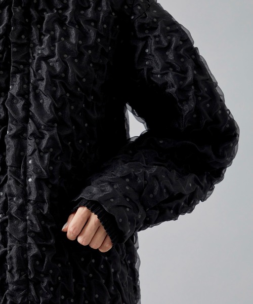 BELPER（ベルパー）の「【BELPER/(ベルパー)】シュリンクシャツジャケット（その他アウター・レディース・ホワイト/ブラック・FREE）」の13枚目の写真