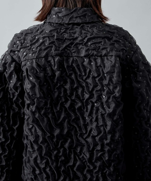 BELPER（ベルパー）の「【BELPER/(ベルパー)】シュリンクシャツジャケット（その他アウター・レディース・ホワイト/ブラック・FREE）」の21枚目の写真