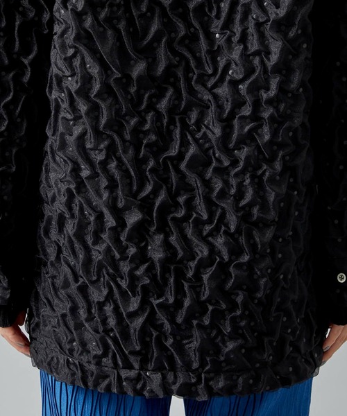 BELPER（ベルパー）の「【BELPER/(ベルパー)】シュリンクシャツジャケット（その他アウター・レディース・ホワイト/ブラック・FREE）」の9枚目の写真