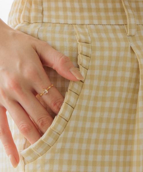 ハート型　クリスタル　18k リング　12号 crystal heart ring～ｸﾘｽﾀﾙﾊｰﾄﾘﾝｸﾞ | flower／フラワー公式通販