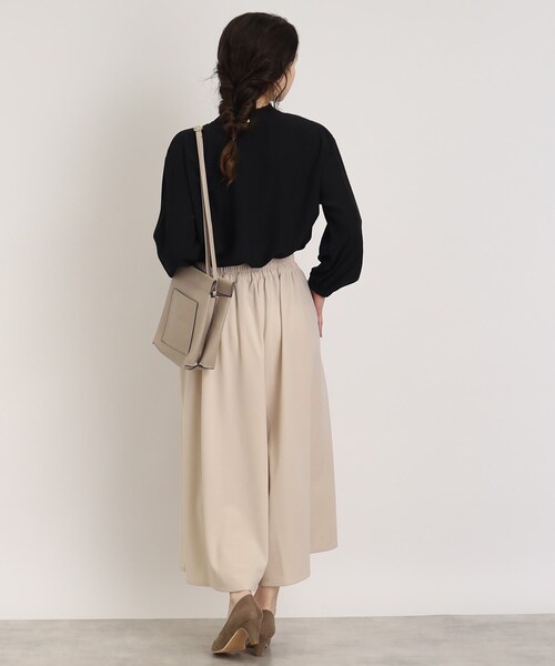 DRESKIP（ドレスキップ）の「◆フリルスタンドカラーブラウス（シャツ/ブラウス・レディース・ブラック/ライトグリーン/ライトグレー・02/03）」の8枚目の写真