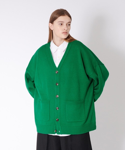 ONCILY（オンシェリー）の「OVER SIZED COLOR KNIT CARDIGAN