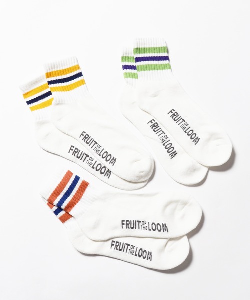 FRUIT OF THE LOOM（フルーツオブザルーム）の「FRUIT OF THE LOOM/フルーツオブザルーム Q FTL カラフルラインB 秋 秋服 2026年秋冬（ソックス/靴下・メンズ・その他1/その他・25～27cm）」の18枚目の写真