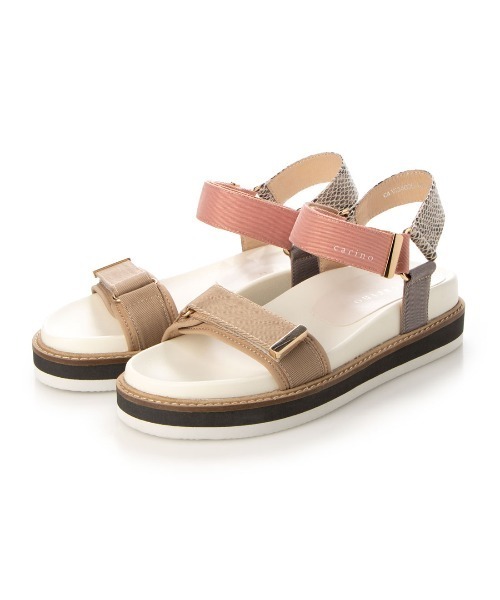 carino（カリーノ）の「厚底スポーティーサンダル（サンダル・レディース・ベージュ/シルバー/アイボリー/ブラック・S/M/L/LL）」の11枚目の写真