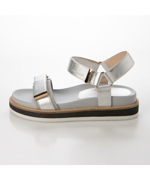 carino（カリーノ）の「厚底スポーティーサンダル（サンダル・レディース・ベージュ/シルバー/アイボリー/ブラック・S/M/L/LL）」の20枚目の写真