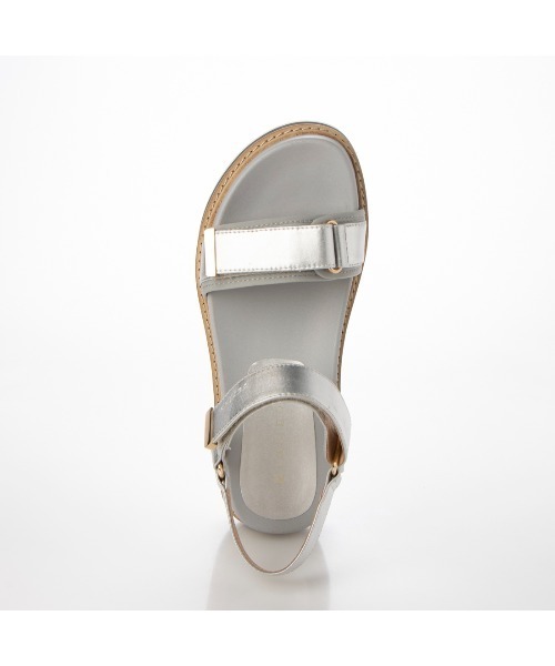 carino（カリーノ）の「厚底スポーティーサンダル（サンダル・レディース・ベージュ/シルバー/アイボリー/ブラック・S/M/L/LL）」の22枚目の写真