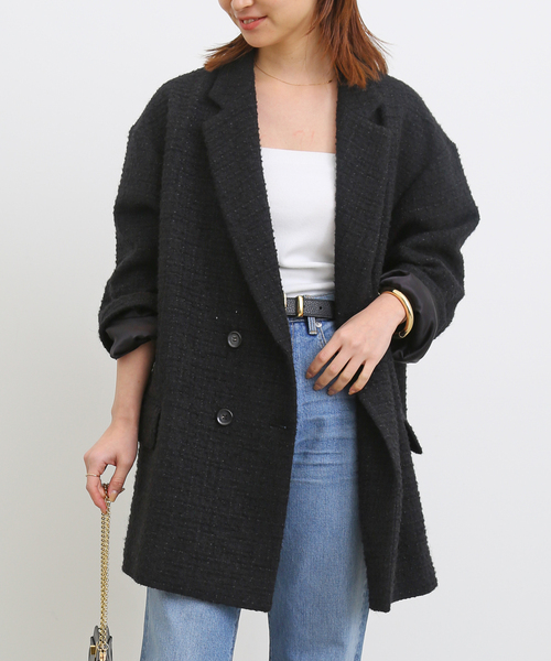 【定価約5.3万✨】Deuxieme Classe TWEED ジャケット　黒 DEUXIEME CLASSEのフリマアイテム一覧