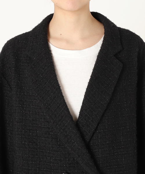 deuxieme classe Oversized ツイード ジャケット Oversized ツイード ジャケット（その他アウター）｜Deuxieme