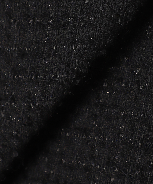 Deuxieme Classe 2021 TWEED ジャケット ブラック ljka74164_1.jpg