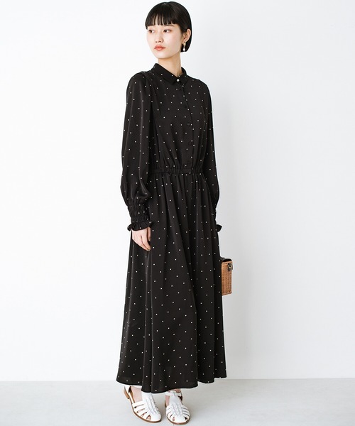 haco!(ハコ)の「水玉にハートを忍ばせてみた!秘密の仕掛けがにくいドットワンピース haco! FACTORY with ah(attach heart)!(ワンピース・レディース・ブラック系その他・SMALL/MEDIUM/LARGE/X-LARGE)」の7枚目の写真