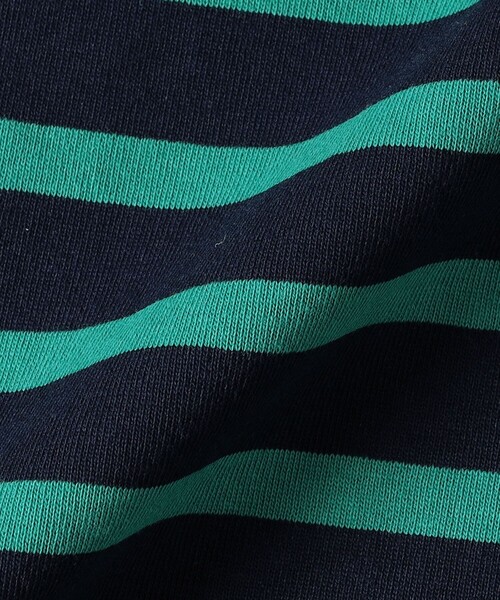 SHIPS Colors（シップス カラーズ）の「SHIPS Colors:〈洗濯機可能〉バスクボーダー オーバー TEE（Tシャツ/カットソー・レディース・オレンジ/グリーン/ブルー/グレー/ネイビー・ONE SIZE）」の17枚目の写真