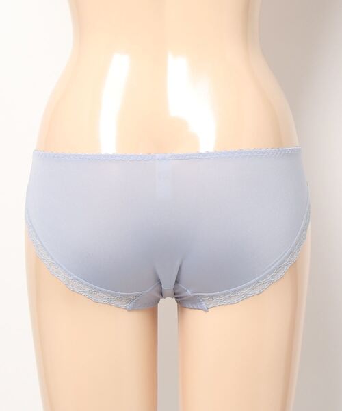 AMOSTYLE BY Triumph(アモスタイルバイトリンプ)の「レギュラーショーツ スカイヴェール AMST1425 Mini JX(ショーツ・レディース・ホワイト/ブルー/ベージュ・M/L)」の10枚目の写真