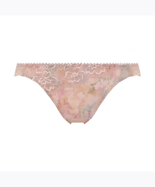 AMOSTYLE BY Triumph(アモスタイルバイトリンプ)の「レギュラーショーツ スカイヴェール AMST1425 Mini JX(ショーツ・レディース・ホワイト/ブルー/ベージュ・M/L)」の2枚目の写真