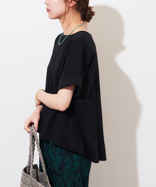 JOURNAL STANDARD relume（ジャーナルスタンダード　レリューム）の「《追加》ADDICTポンチクルーネックタックプルオーバー（Tシャツ/カットソー・レディース・ホワイト/チャコールグレー/ブラック/ベージュ・FREE）」の9枚目の写真