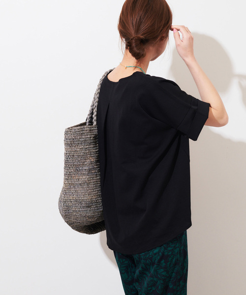 JOURNAL STANDARD relume（ジャーナルスタンダード　レリューム）の「《追加》ADDICTポンチクルーネックタックプルオーバー（Tシャツ/カットソー・レディース・ホワイト/チャコールグレー/ブラック/ベージュ・FREE）」の10枚目の写真