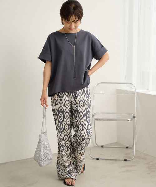 JOURNAL STANDARD relume（ジャーナルスタンダード　レリューム）の「《追加》ADDICTポンチクルーネックタックプルオーバー（Tシャツ/カットソー・レディース・ホワイト/チャコールグレー/ブラック/ベージュ・FREE）」の19枚目の写真