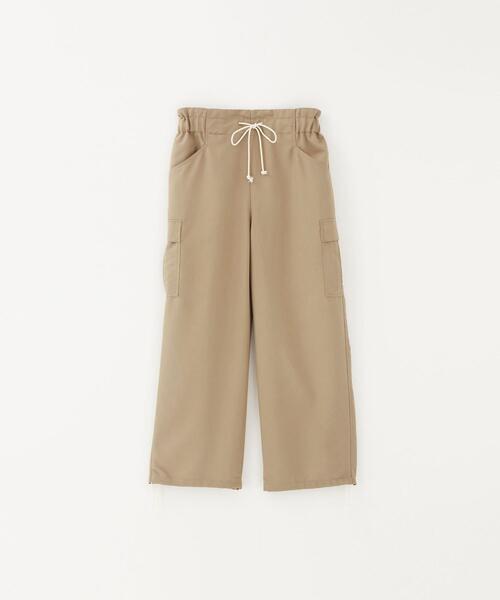 CITEN（シテン）の「＜CITEN＞ウエストイージー カーゴパンツ（カーゴパンツ・レディース・ベージュ/ブラック・S/M）」の3枚目の写真
