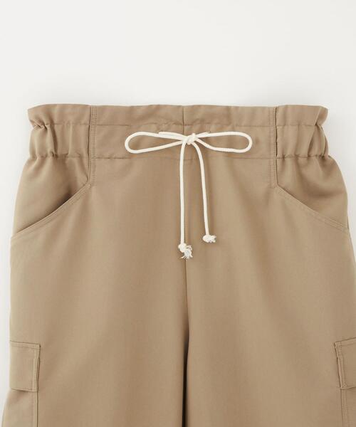 CITEN（シテン）の「＜CITEN＞ウエストイージー カーゴパンツ（カーゴパンツ・レディース・ベージュ/ブラック・S/M）」の5枚目の写真