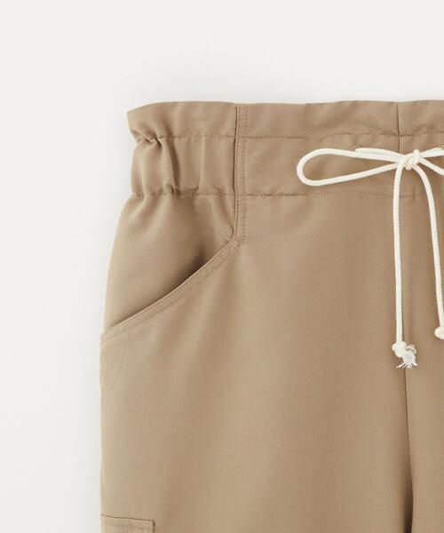 CITEN（シテン）の「＜CITEN＞ウエストイージー カーゴパンツ（カーゴパンツ・レディース・ベージュ/ブラック・S/M）」の6枚目の写真