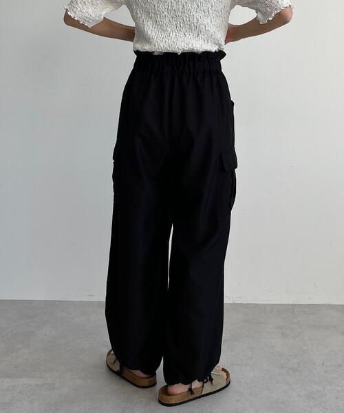 CITEN（シテン）の「＜CITEN＞ウエストイージー カーゴパンツ（カーゴパンツ・レディース・ベージュ/ブラック・S/M）」の20枚目の写真