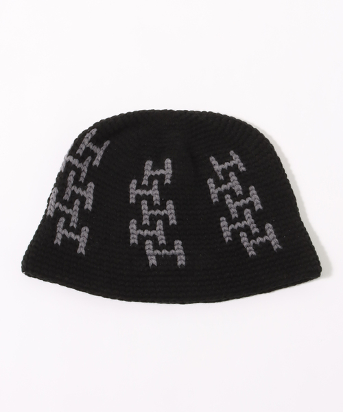 JOINT WORKS（ジョイントワークス）の「【HUF / ハフ】 CHAIN LINK KNIT HAT（ニットキャップ/ビーニー・メンズ・ブラック/ブラウン・MEDIUM）」の4枚目の写真