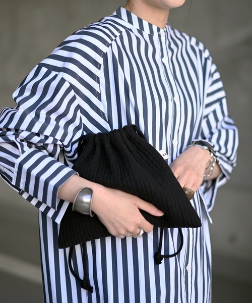 Marient（マリエント）の「ヌビ巾着BAG（ショルダーバッグ・レディース・オレンジ/ブラック/アイボリー/グレー・FREE）」の21枚目の写真