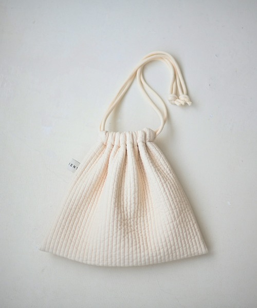 Marient（マリエント）の「ヌビ巾着BAG（ショルダーバッグ・レディース・オレンジ/ブラック/アイボリー/グレー・FREE）」の10枚目の写真