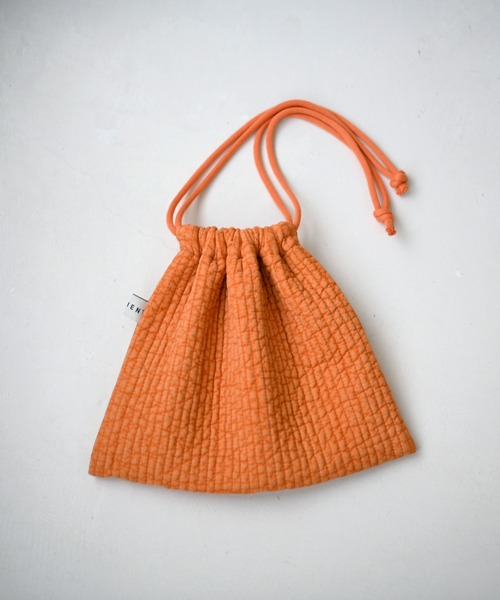 Marient（マリエント）の「ヌビ巾着BAG（ショルダーバッグ・レディース・オレンジ/ブラック/アイボリー/グレー・FREE）」の14枚目の写真