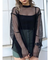 EMODA | MESH OVER TOP(Tシャツ/カットソー)