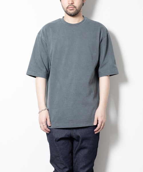 wrou(ロウ)の「16/2 ヴィンテージ Tシャツ / 16/2 TENJIKU VINTAGE TEE(Tシャツ/カットソー・メンズ・ベージュ系その他/グレー・1/2/3)」の4枚目の写真