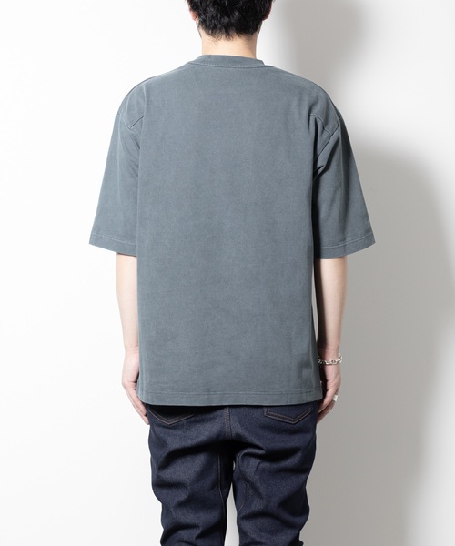 wrou(ロウ)の「16/2 ヴィンテージ Tシャツ / 16/2 TENJIKU VINTAGE TEE(Tシャツ/カットソー・メンズ・ベージュ系その他/グレー・1/2/3)」の6枚目の写真