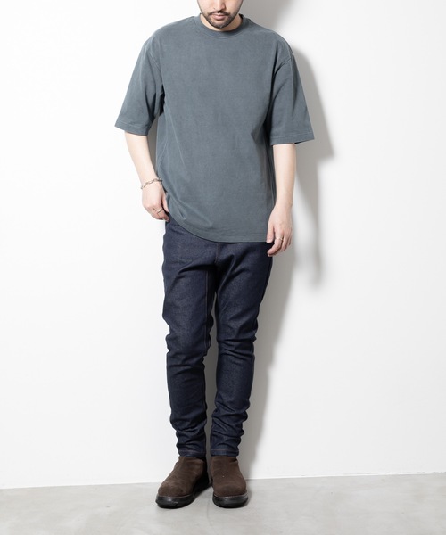 wrou(ロウ)の「16/2 ヴィンテージ Tシャツ / 16/2 TENJIKU VINTAGE TEE(Tシャツ/カットソー・メンズ・ベージュ系その他/グレー・1/2/3)」の11枚目の写真