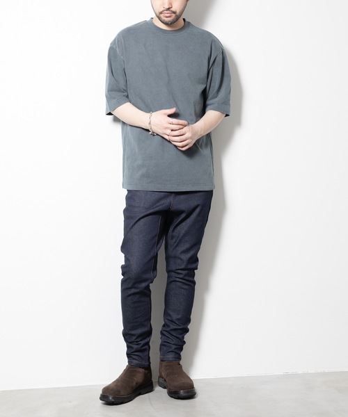 wrou(ロウ)の「16/2 ヴィンテージ Tシャツ / 16/2 TENJIKU VINTAGE TEE(Tシャツ/カットソー・メンズ・ベージュ系その他/グレー・1/2/3)」の12枚目の写真