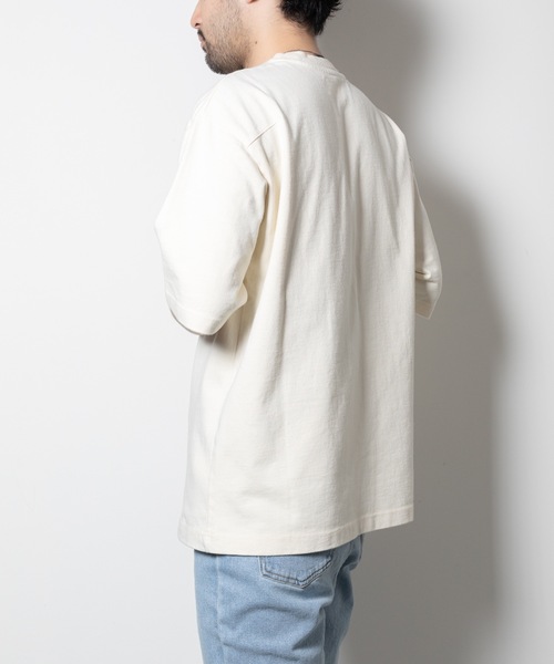 wrou(ロウ)の「16/2 ヴィンテージ Tシャツ / 16/2 TENJIKU VINTAGE TEE(Tシャツ/カットソー・メンズ・ベージュ系その他/グレー・1/2/3)」の21枚目の写真