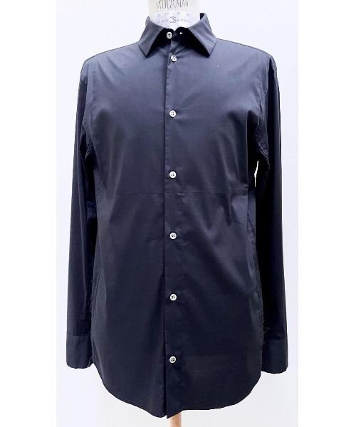 FranCisT_MOR.K.S.（フランシストモークス）の「FranCisT_MOR.K.S./フランシスト モークス/STRETCH SILKY COTTON SHIRT（シャツ/ブラウス・メンズ・ホワイト/ブラック・4/3）」の2枚目の写真