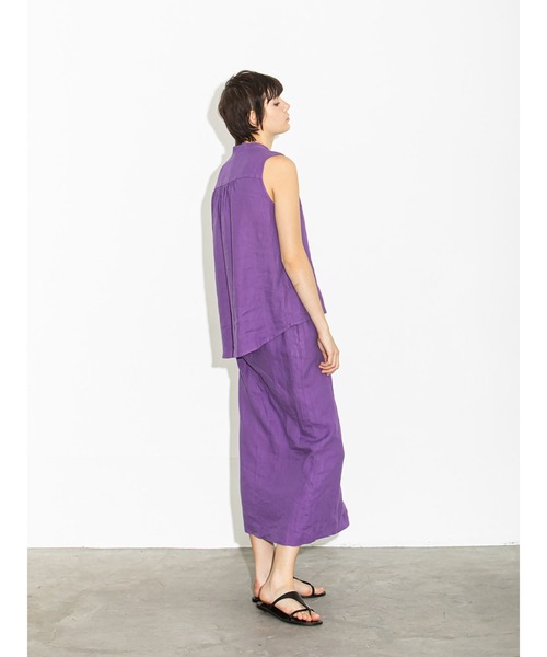 enchainement（アンシェヌマン）の「Hemp Maxi Tight Skirt（スカート・レディース・ブラック/パープル・フリー）」の3枚目の写真