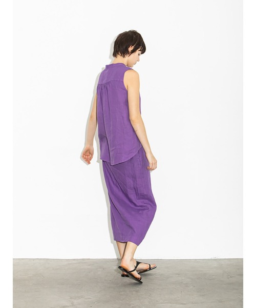 enchainement（アンシェヌマン）の「Hemp Maxi Tight Skirt（スカート・レディース・ブラック/パープル・フリー）」の10枚目の写真