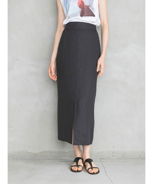 enchainement（アンシェヌマン）の「Hemp Maxi Tight Skirt（スカート・レディース・ブラック/パープル・フリー）」の20枚目の写真