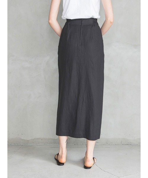 enchainement（アンシェヌマン）の「Hemp Maxi Tight Skirt（スカート・レディース・ブラック/パープル・フリー）」の21枚目の写真