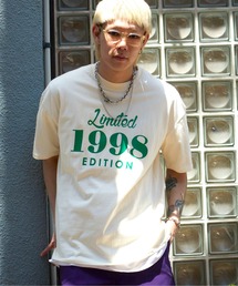1998レトロデザイン ビッグシルエット カラーTシャツ