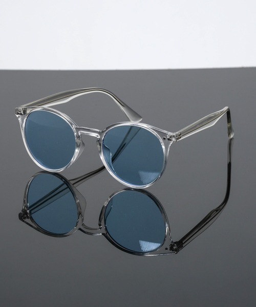 Revo.（レボ）の「＜URBAN＞BOSTON COLOR LENS SUNGLASSES / 'アーバン' ボストン サングラス カラーレンズ クリアフレーム UVカット（サングラス・レディース・ライトブルー/クリア/ライトグレー/ブラック系その他/ライトブラウン/ライトグリーン/クリアブラウン/ブラック/ブラウン・FREE）」の8枚目の写真
