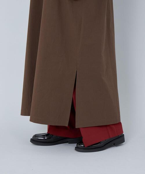 CITEN（シテン）の「＜CITEN＞ケープカラー ワンピース（ワンピース・レディース・ブラック/ダークブラウン・FREE）」の9枚目の写真