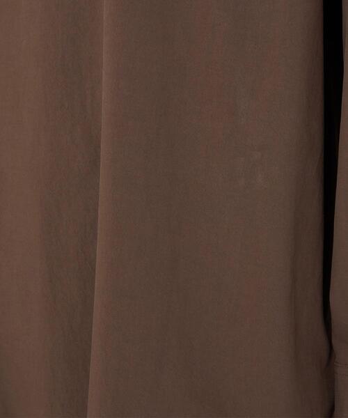 CITEN（シテン）の「＜CITEN＞ケープカラー ワンピース（ワンピース・レディース・ブラック/ダークブラウン・FREE）」の10枚目の写真